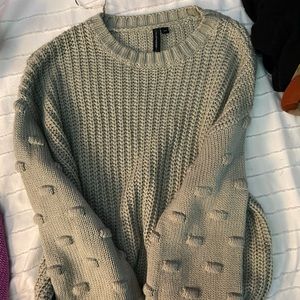 sage green sweater